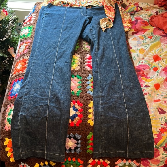 Vintage Bohemian Stretch Denim Low Rise. - Picture 9 of 12